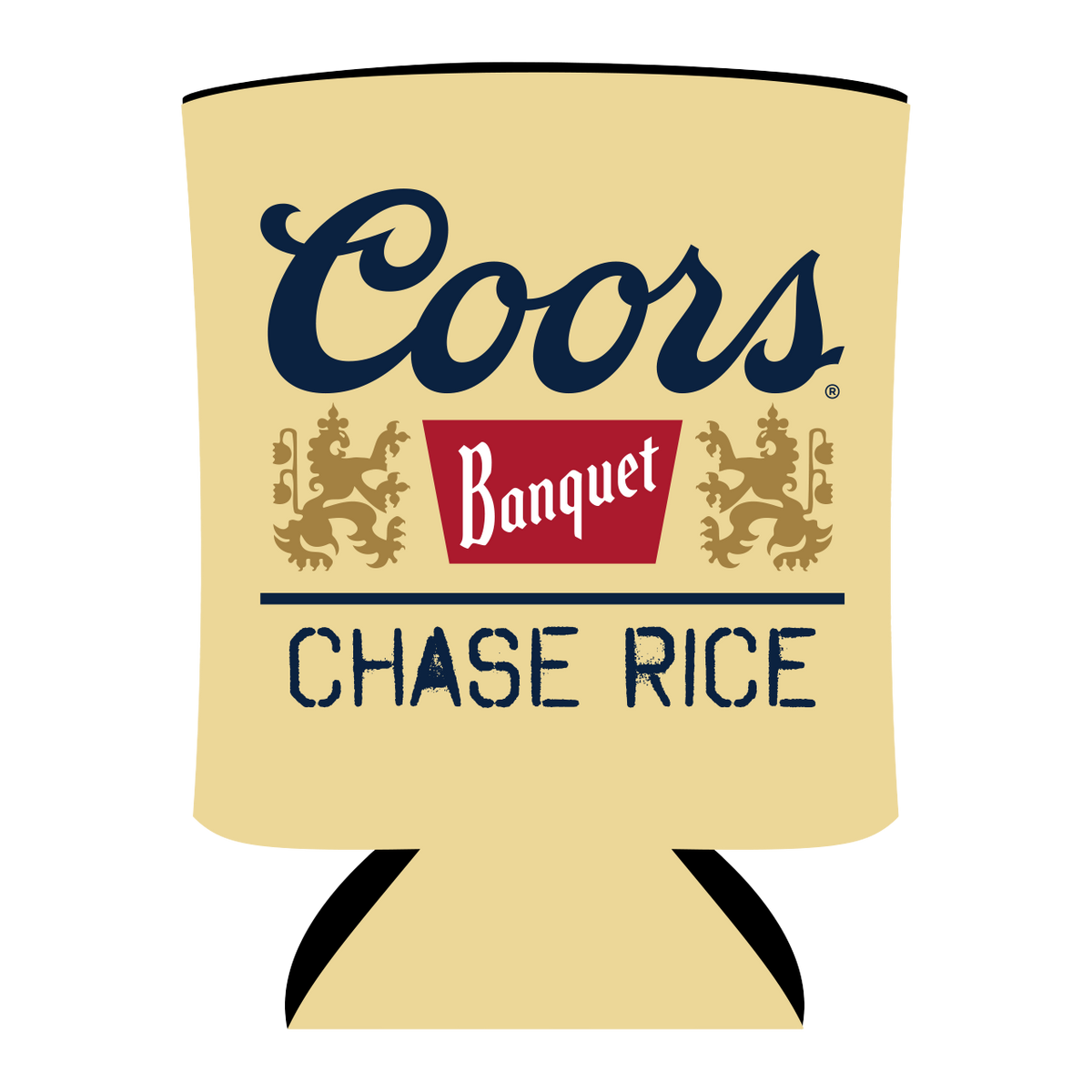 2023 Chase Rice CR X Coors Banquet Black Koozie