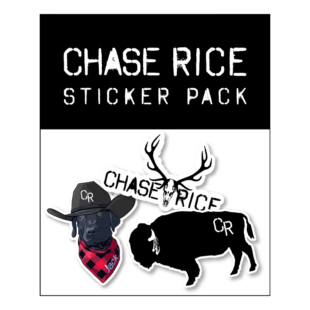 2023 Chase Rice Sticker Pack | Chase Rice Official Merchandise