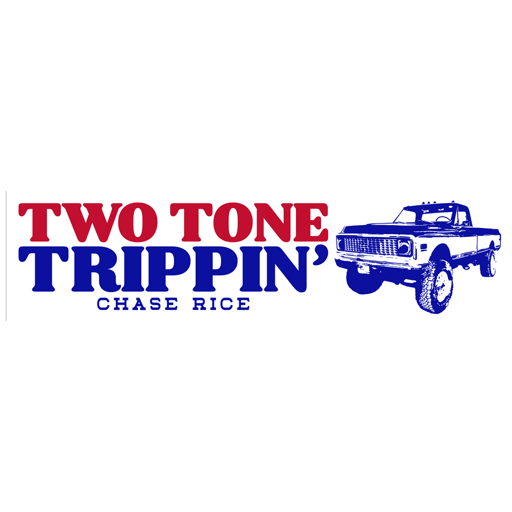 Two Tone Man Sticker Two Tone Trippin' Bumper Sticker | Chase Rice Official Merchandise